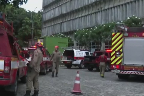 Princípio de incêndio é registrado no Hospital Universitário Lauro Wanderley, em João Pessoa