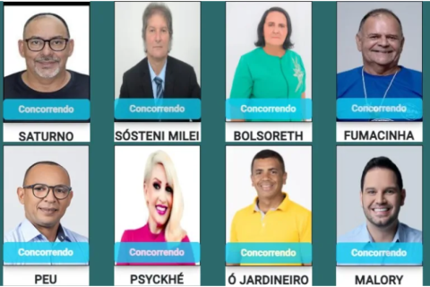 Psyckhé, Milei, Fumacinha, Bolsoreth e mais; confira nomes exóticos das eleições municipais em João Pessoa