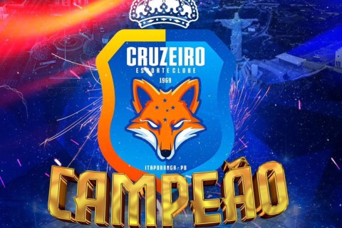 Cruzeiro de Itaporanga vence campeonato Paraíbano Sub-20 com 100% de aproveitamento