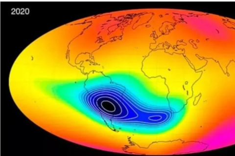 Anomalia magnética no Brasil segue crescendo, diz relatório do governo americano