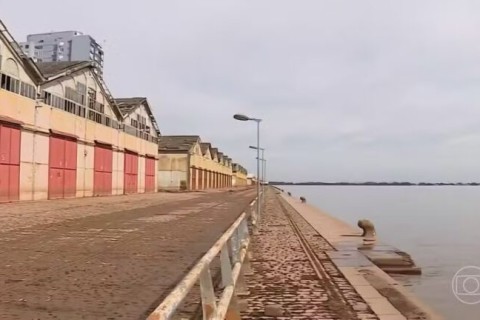 Guaíba registra o menor nível em um mês; chuva volta ao Rio Grande do Sul com fraca intensidade