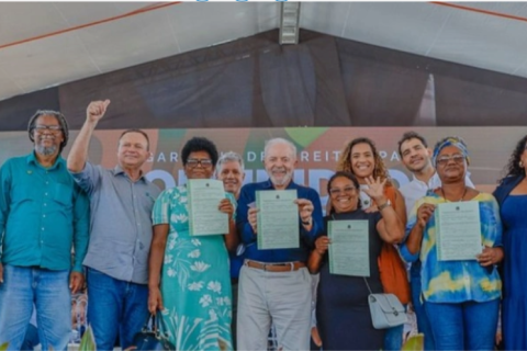 Lula assina decretos para titulação de terras a comunidades quilombolas na Paraíba