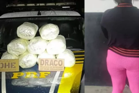 Mulher é presa com R$ 300 mil em drogas durante operação policial, no Sertão da Paraíba