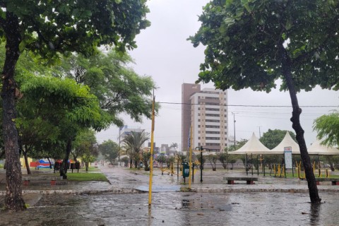 Inmet lança alerta de acumulado de chuvas para João Pessoa e outros 14 municípios da Paraíba